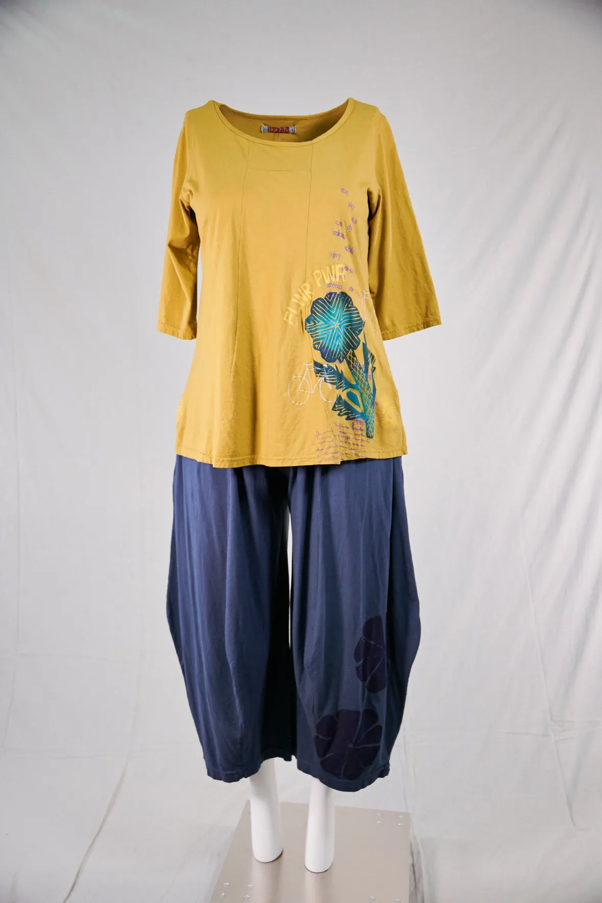 1207-Sunny Day Top- Dill Flower-P