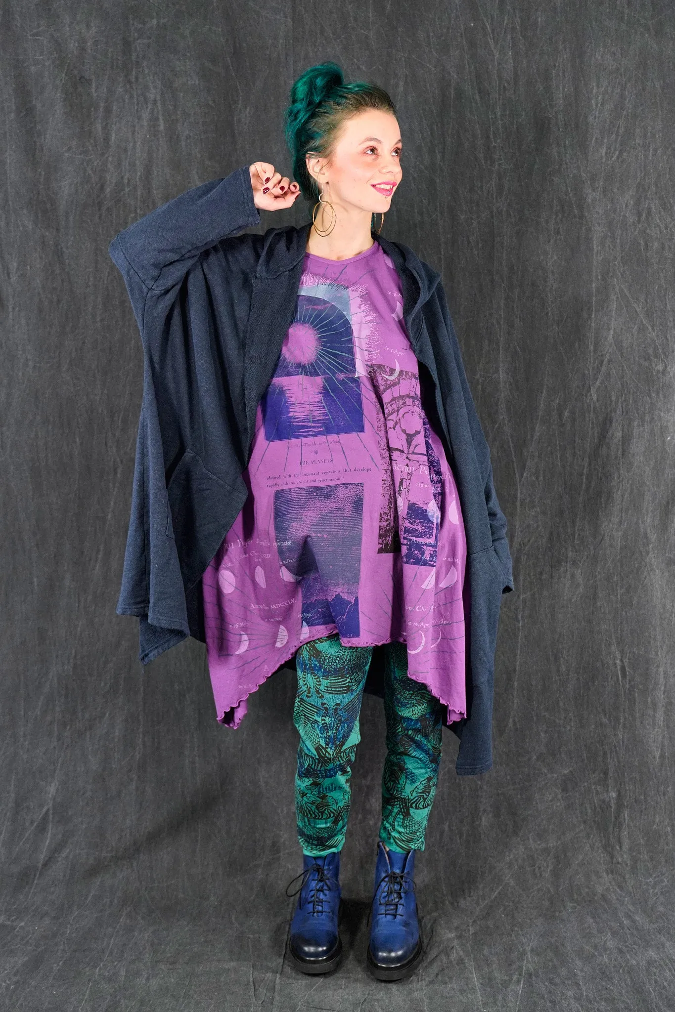 1565 Swing Tunic Wild Orchid-P