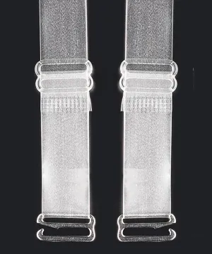 16mm Clear Bra Strap [Milky] (For Size F, G, H)