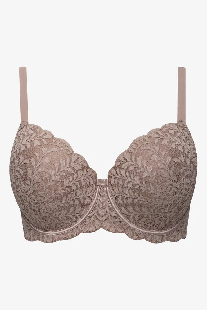 2 Pack Balconette Bras Black & Natural