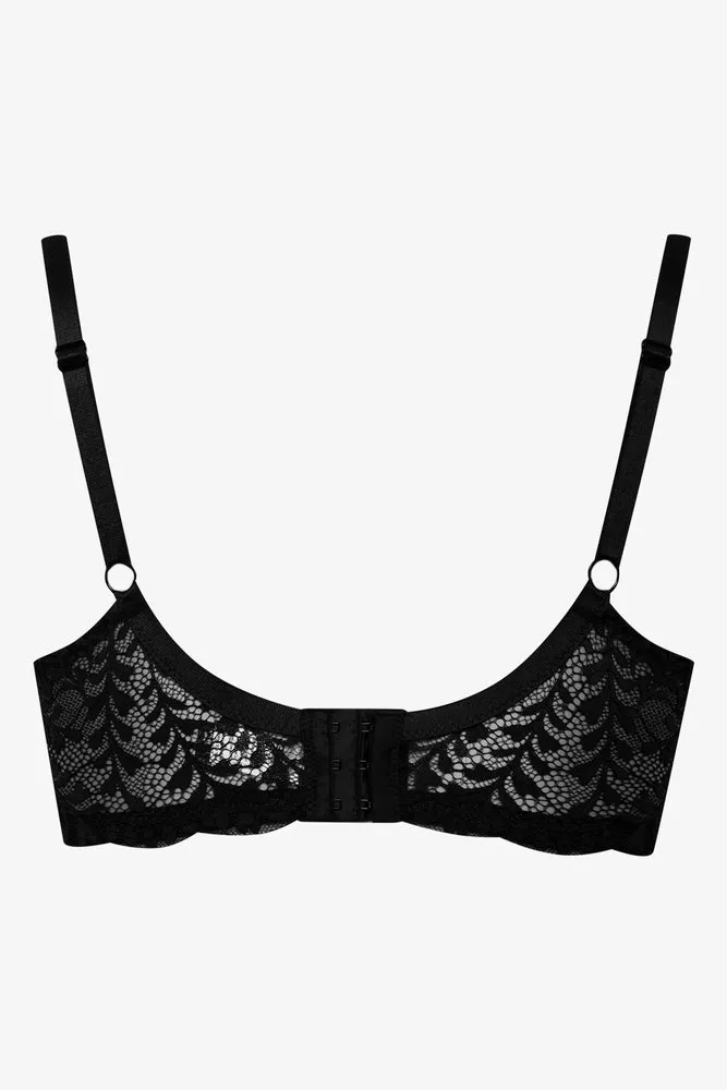 2 Pack Balconette Bras Black & Natural