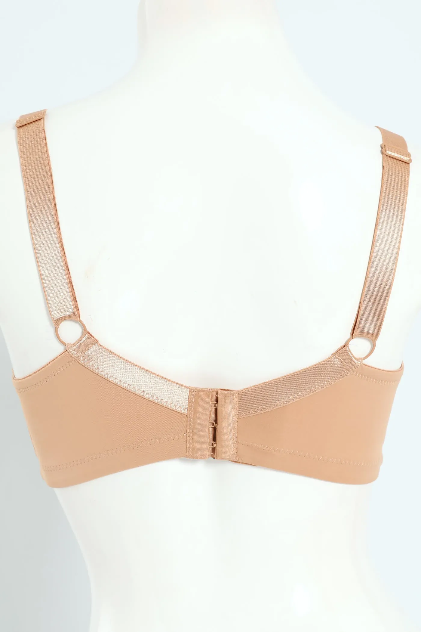 2 Pack Lace Non-Padded Bra - Beige/White