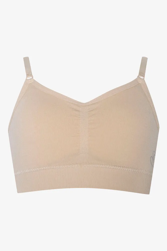 2 Pack Seamfree Bras Natural