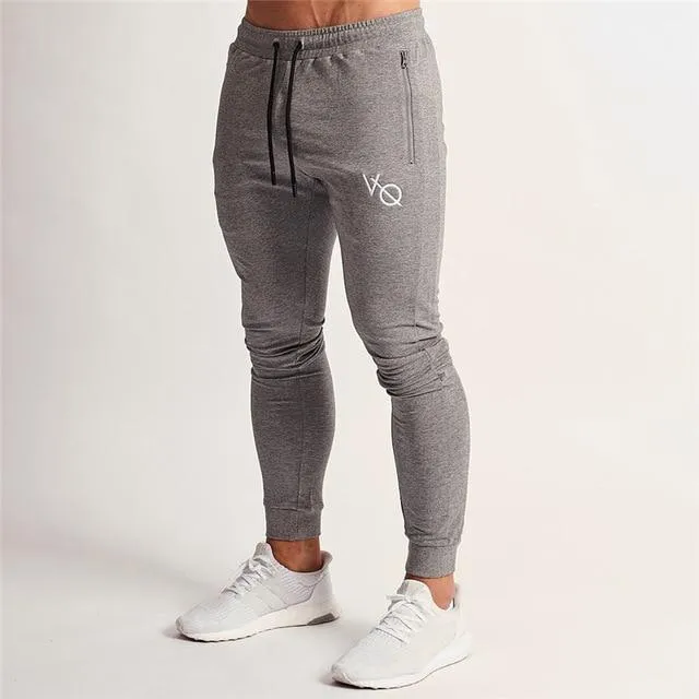 2019 New Men Brand Joggers Sweatpants Gyms Workout Fitness Cotton Trousers Male Casual Fashion Skinny Track Pants