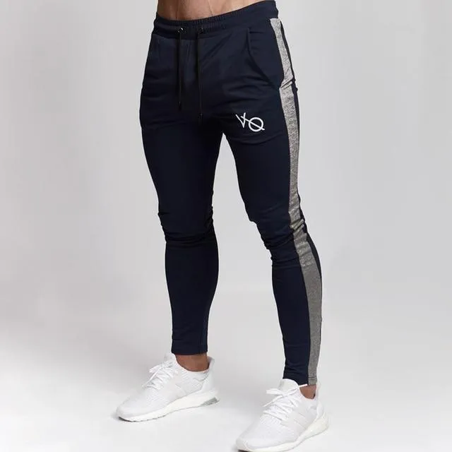 2019 New Men Brand Joggers Sweatpants Gyms Workout Fitness Cotton Trousers Male Casual Fashion Skinny Track Pants