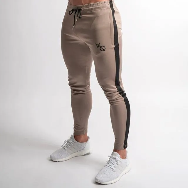 2019 New Men Brand Joggers Sweatpants Gyms Workout Fitness Cotton Trousers Male Casual Fashion Skinny Track Pants