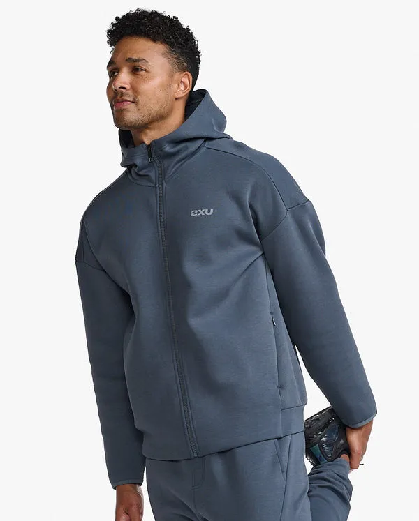 2XU Commute Full Zip Hoodie - Grey