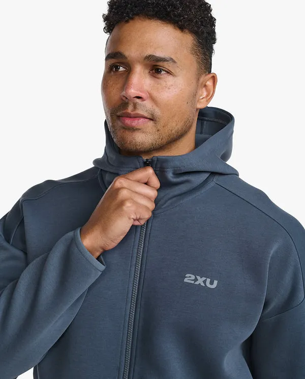 2XU Commute Full Zip Hoodie - Grey