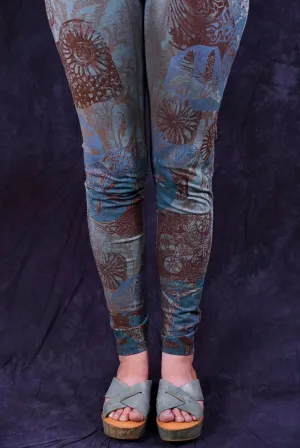 3136 Block Print Legging Delaware-P