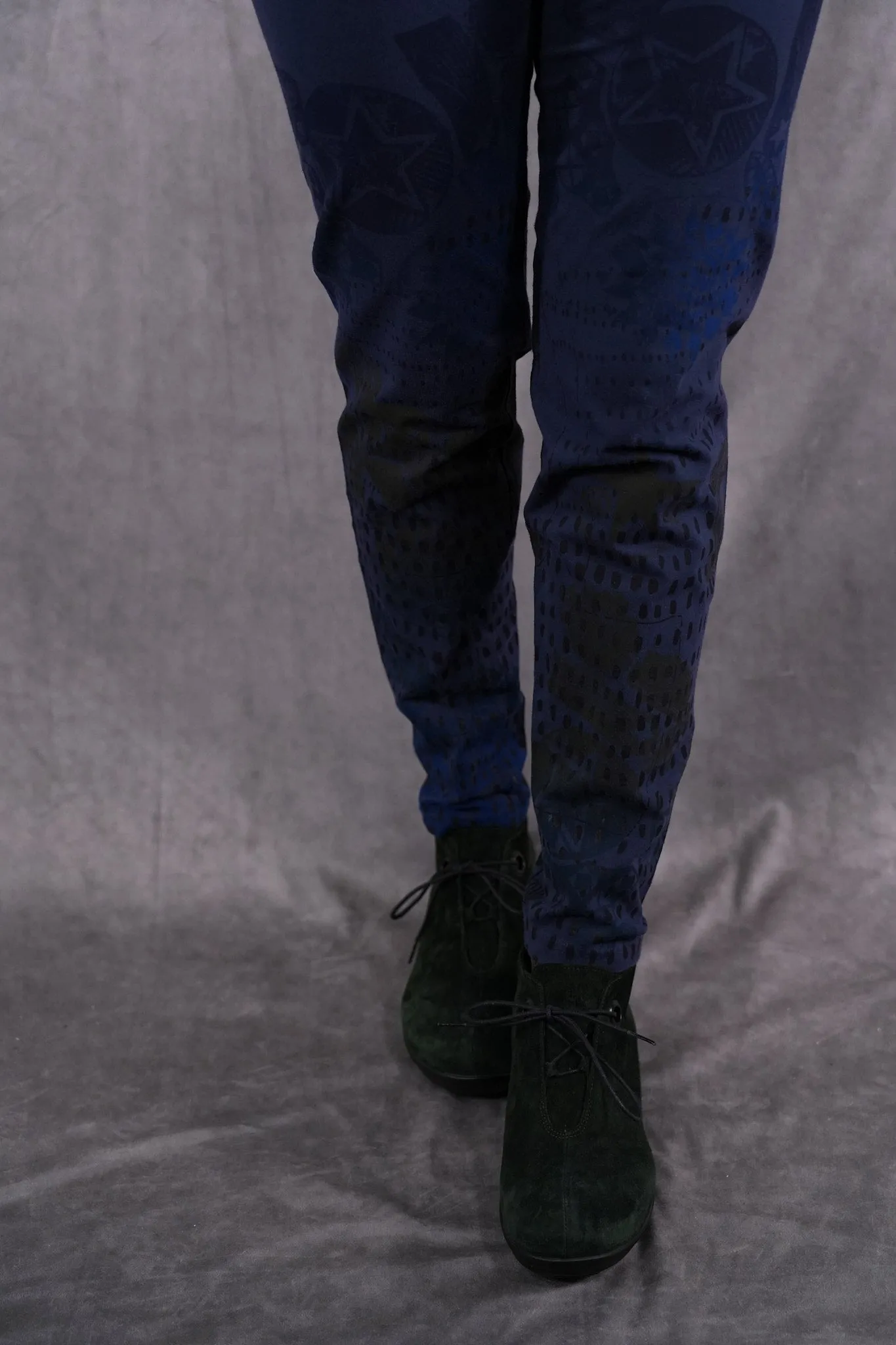 3136 Handprinted Heavyweight Legging Atlantean-P