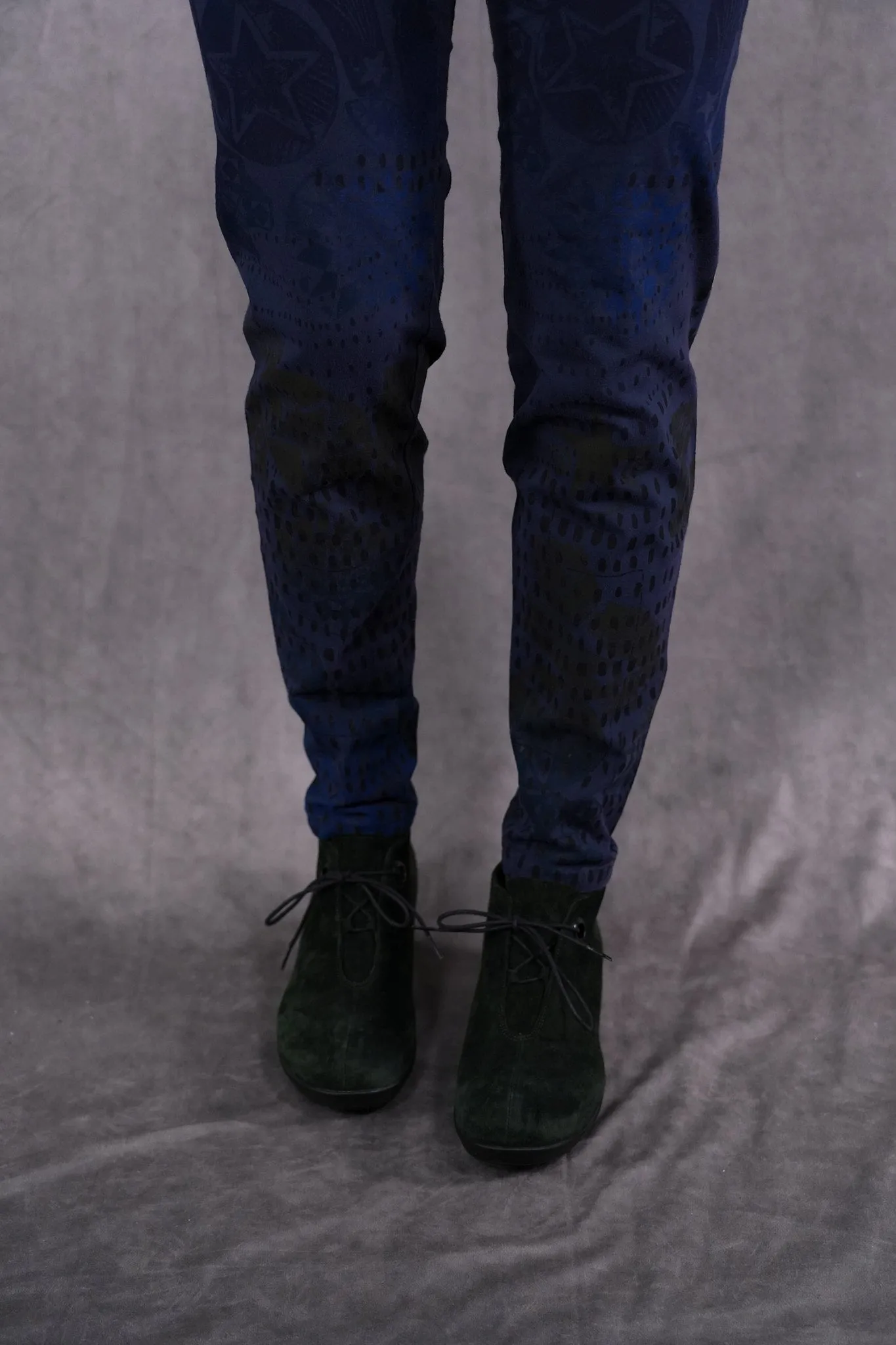 3136 Handprinted Heavyweight Legging Atlantean-P