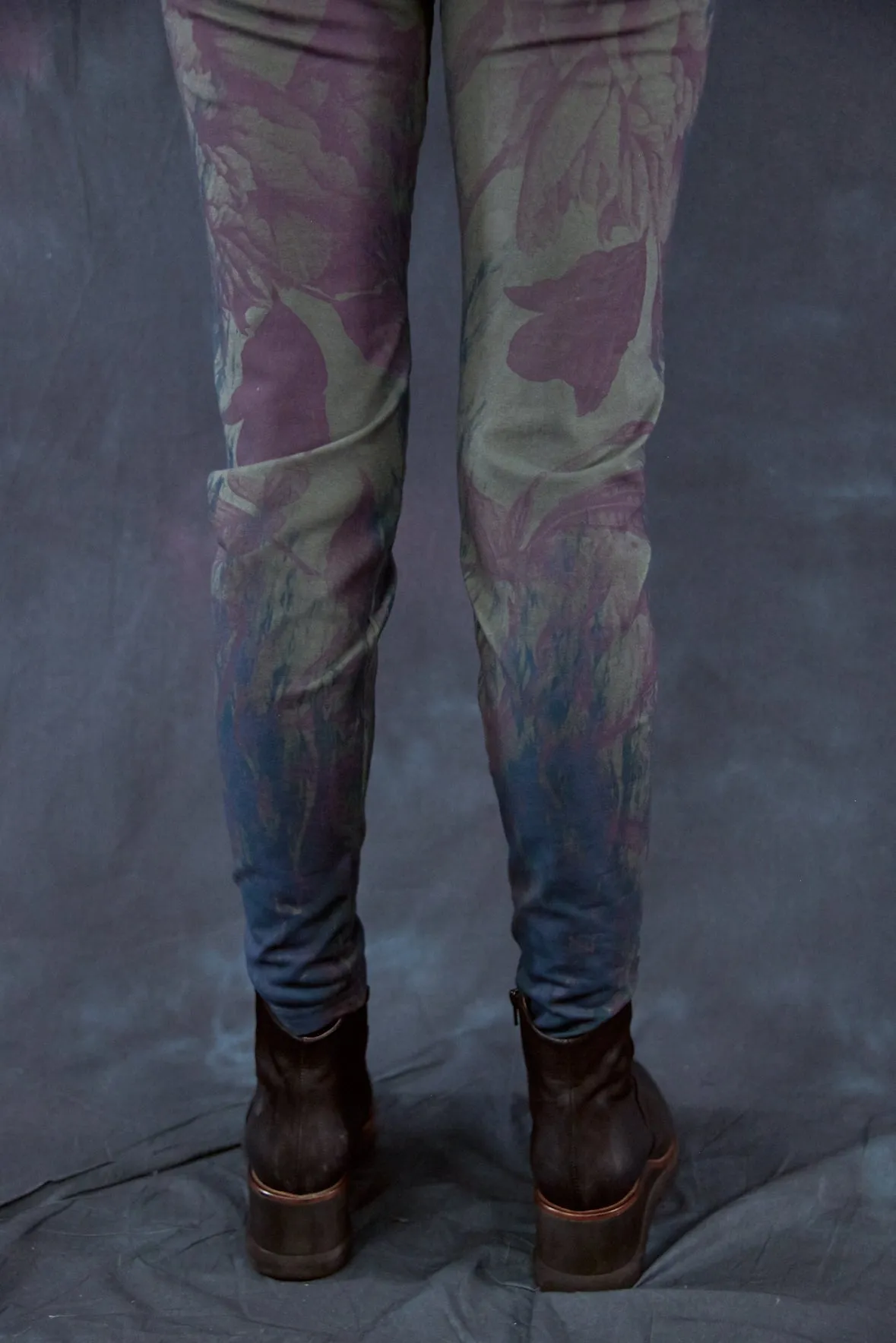 3136 Heavyweight Legging Black Olive Drab-P