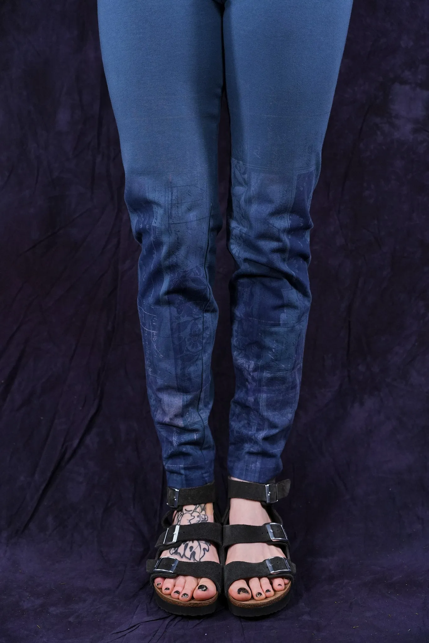 3136 Leggings Echo Blue-P