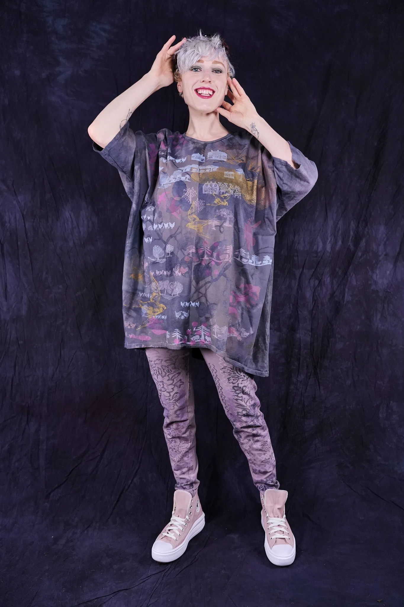 3136 Leggings Sea Fog-P