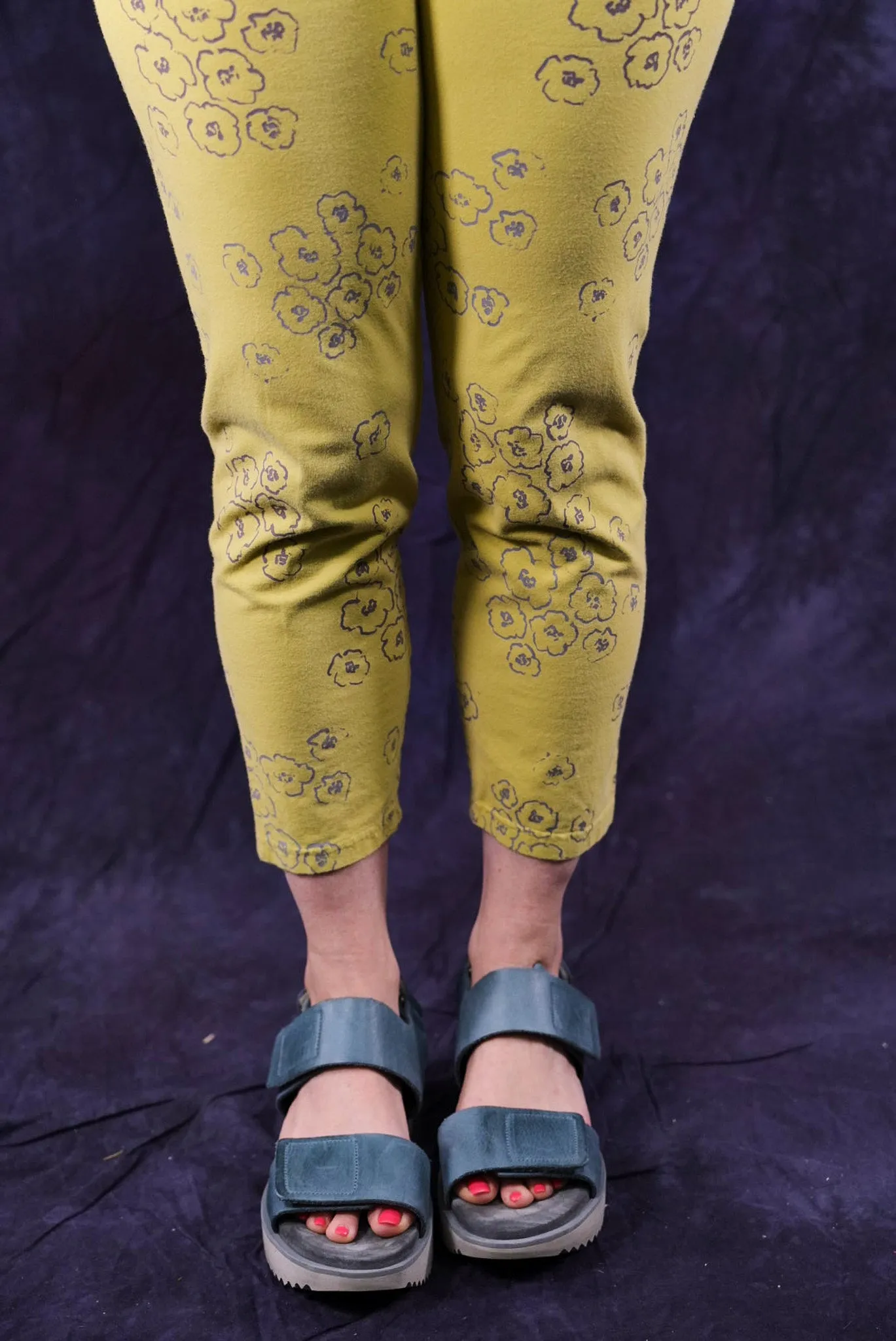 3167 Crop Legging Citron-P