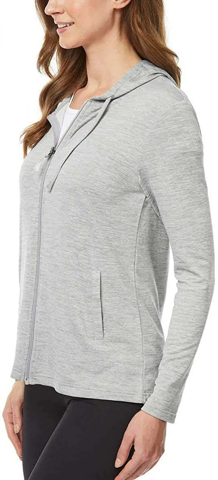 32 Degrees Cool Women's 2 Pack Ultra Soft Full Zip Hoodies