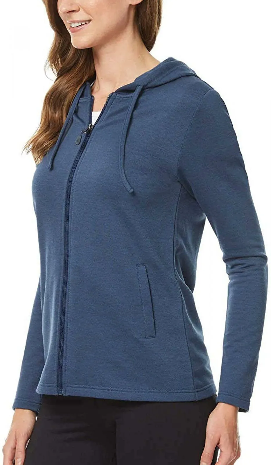 32 Degrees Cool Women's 2 Pack Ultra Soft Full Zip Hoodies
