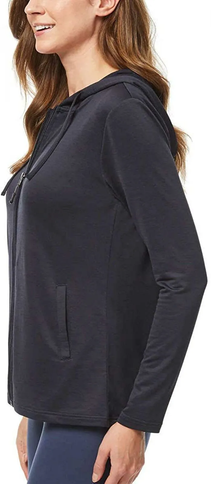 32 Degrees Cool Women's 2 Pack Ultra Soft Full Zip Hoodies