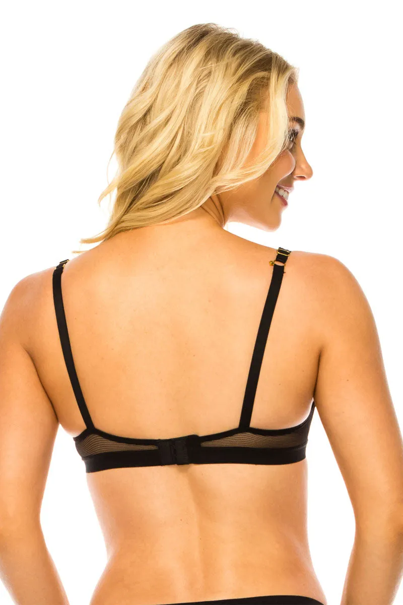 32555 12 Piece Adjustable Straps, Comfortable Fit Mesh Band No Wire Bra B/C Cup