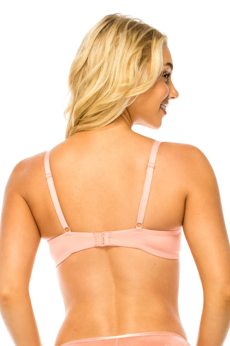 32559 12 Piece Underwire Support Floral Lace Bra B–C Cup