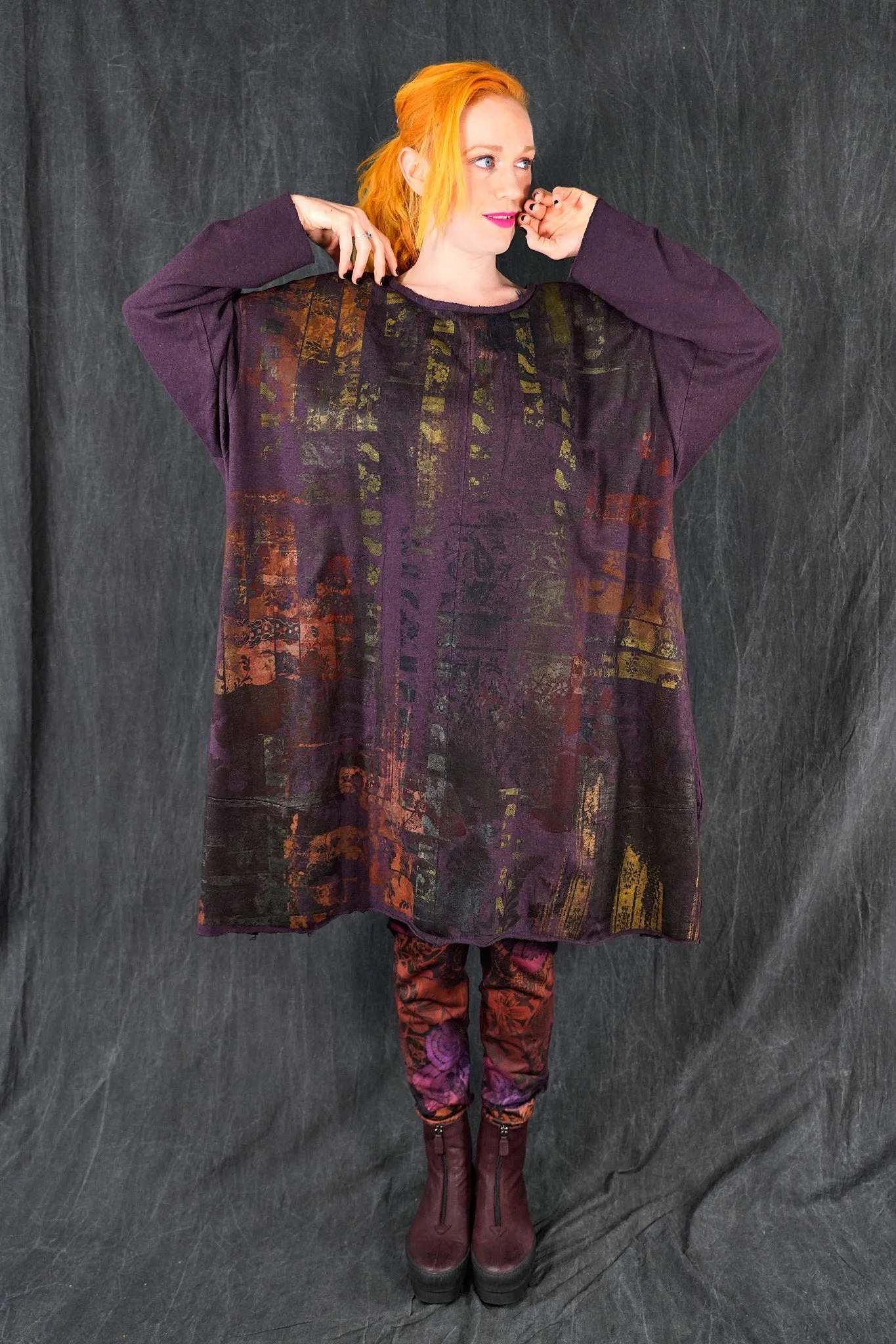 7240 Story Dress Dulse-P