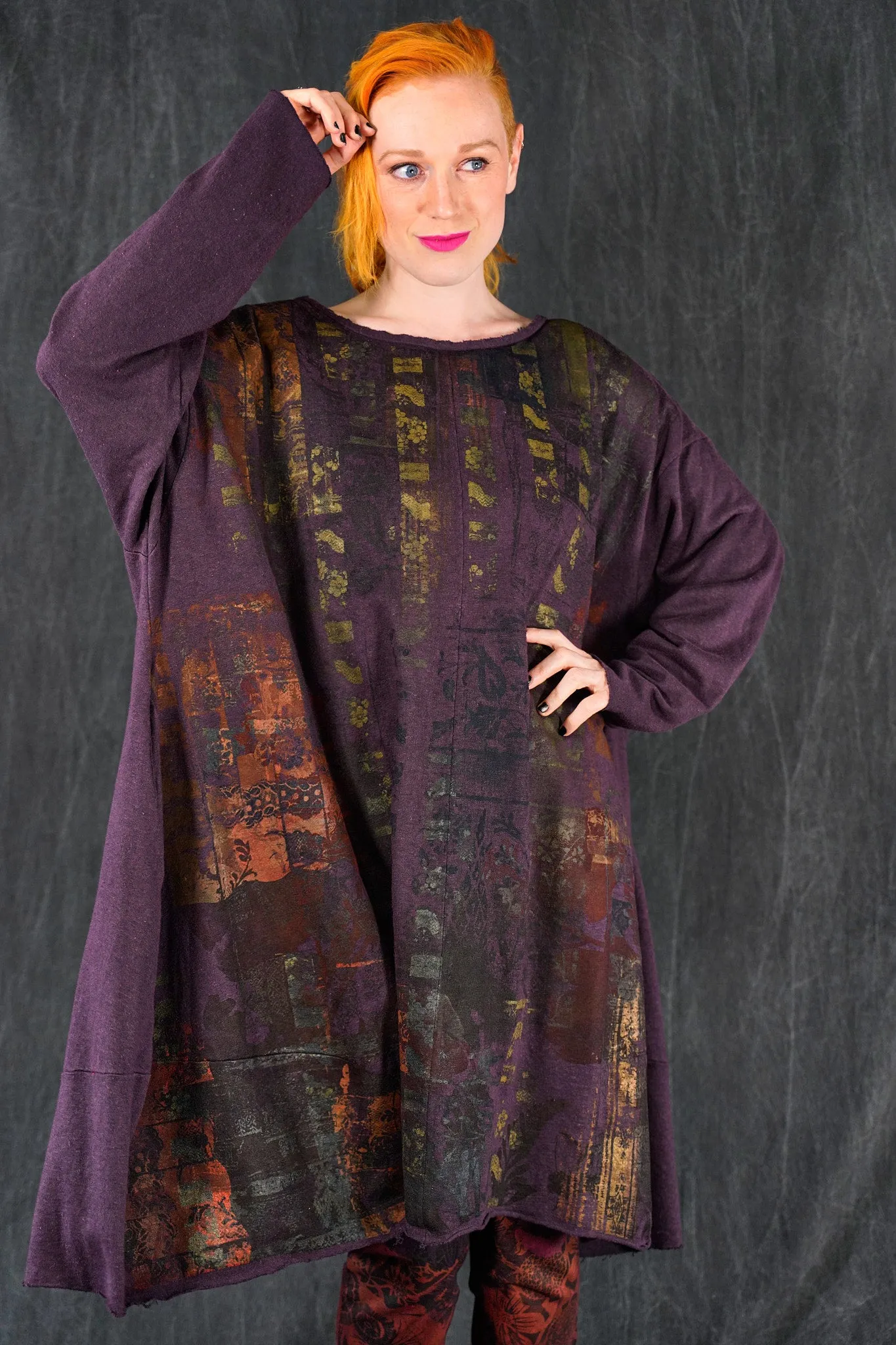 7240 Story Dress Dulse-P