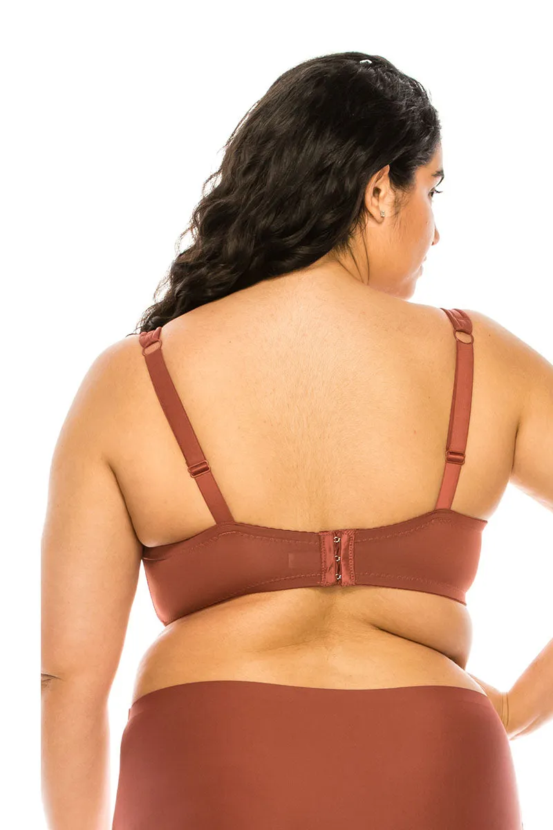 78300 6 Piece Underwire, Adjustable Straps Coverage Very Light Padding Bra D/DD Cup C01