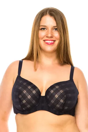 78306 6 Piece Geo Lace Underwire Bra D & DD Cup