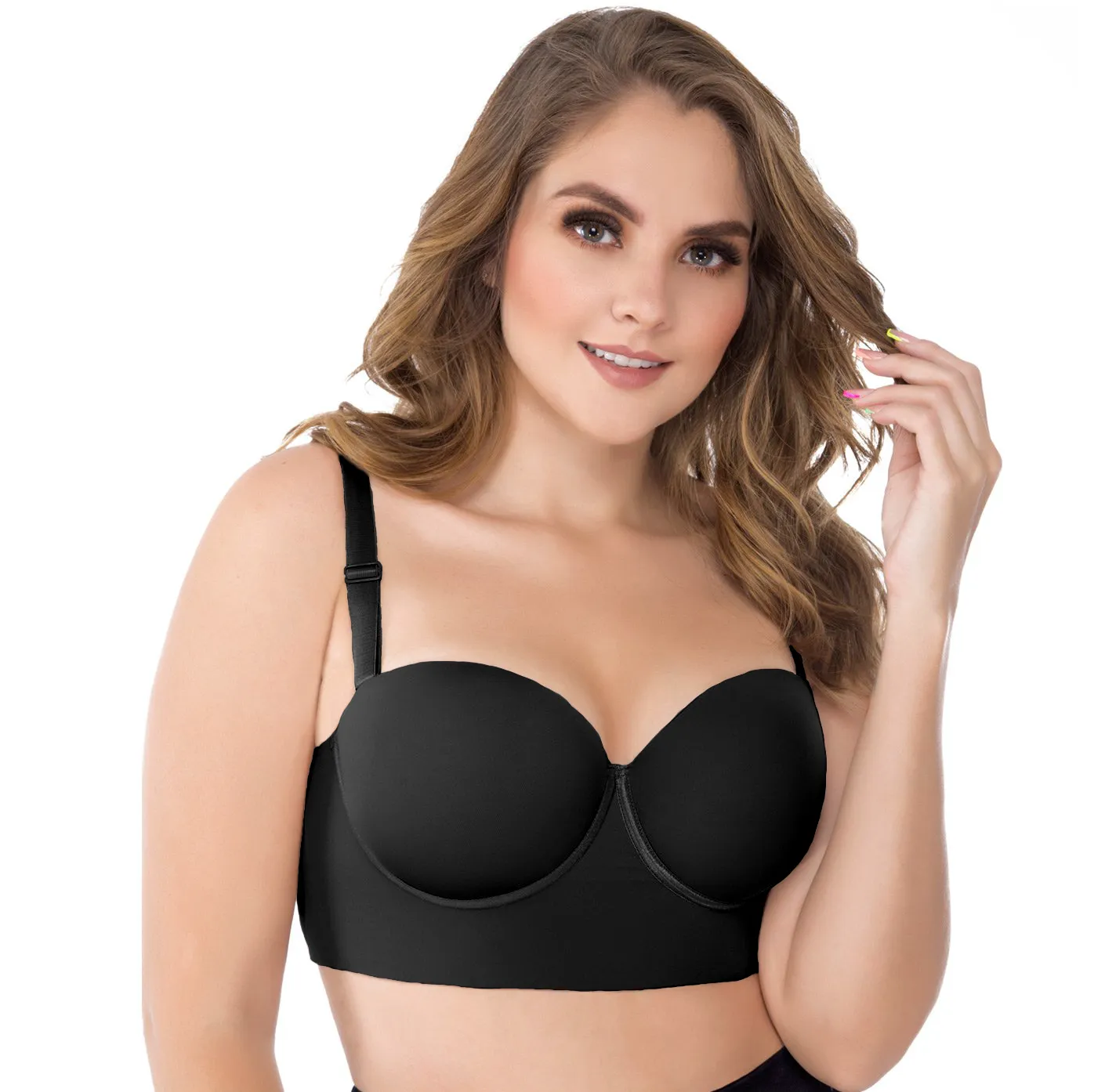 8034 bra strapless colombiano