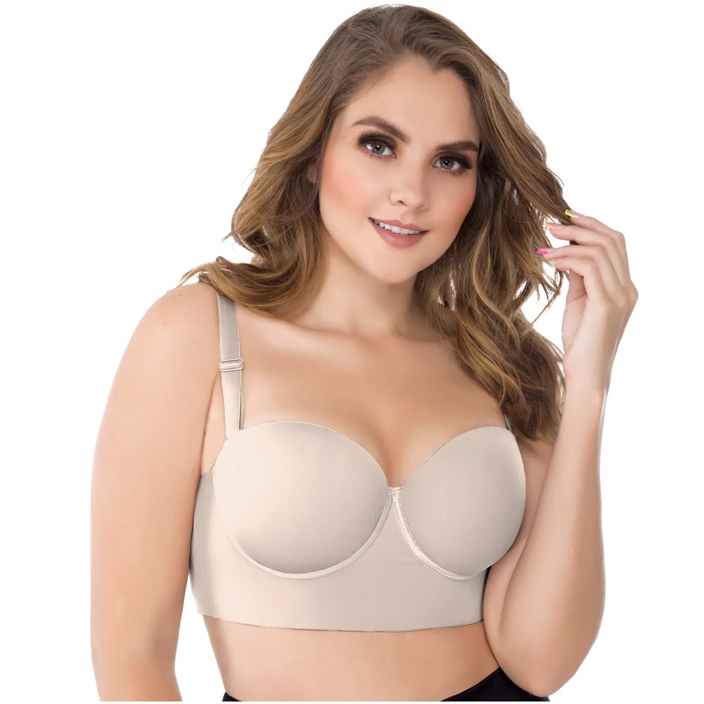 8034 bra strapless colombiano