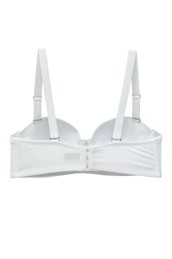 90039 3 Piece Underwire & Adjustable Straps Demi Light Pad Bra – D/DD/DDD Cup