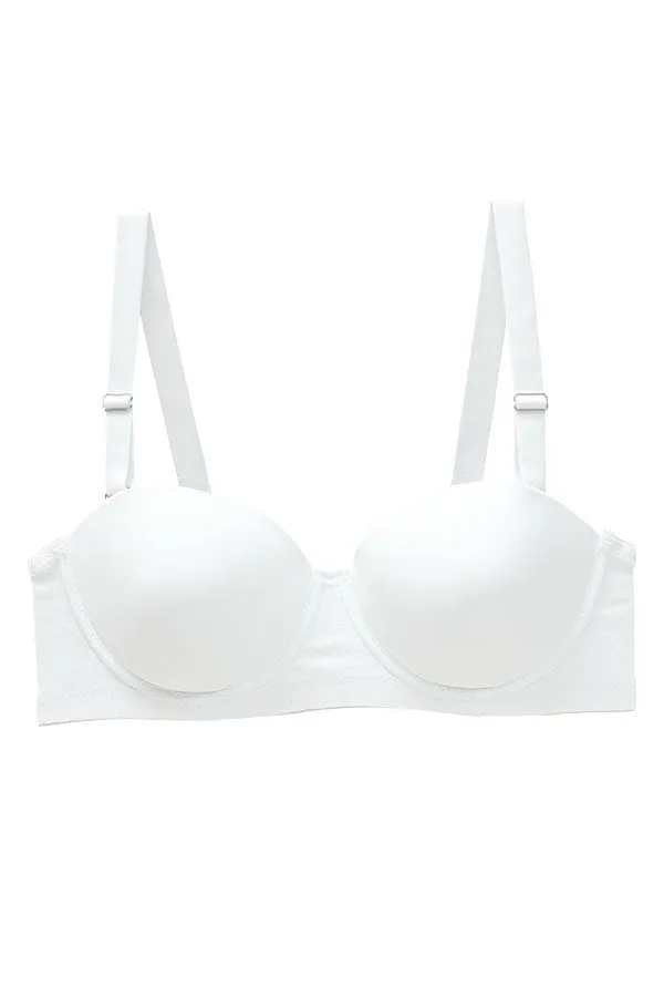 90039 3 Piece Underwire & Adjustable Straps Demi Light Pad Bra – D/DD/DDD Cup