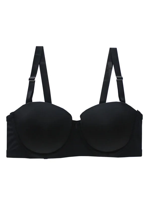 90039 3 Piece Underwire & Adjustable Straps Demi Light Pad Bra – D/DD/DDD Cup