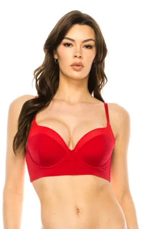 90046 12 Piece Underwire Support, 4-Hook Closure Bra B/C Cup