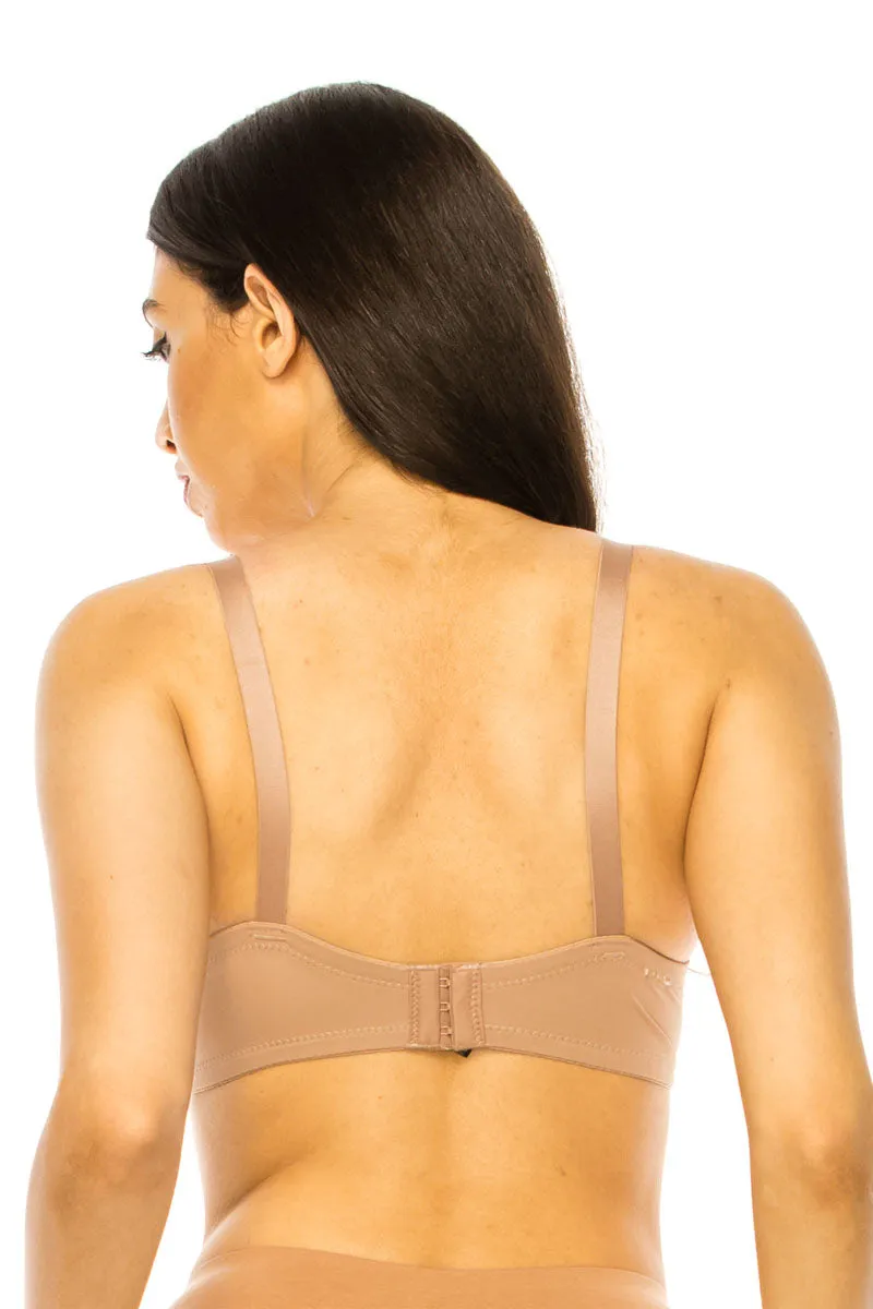 90047 6 Piece Coverage Bra with Underwire B,C,D,DD Cup C01