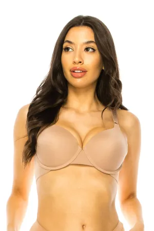 90047 6 Piece Coverage Bra with Underwire B,C,D,DD Cup C01