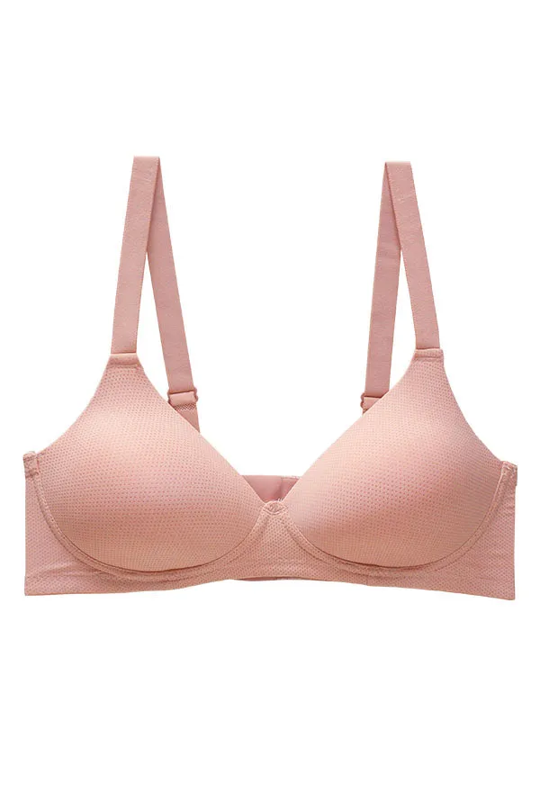 90071 12 Pieces Adjustable Straps & Four Hook Back Closure Wire Free B C Cup Bra