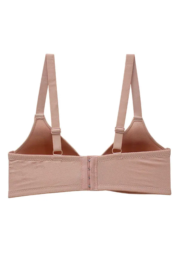 90071 12 Pieces Adjustable Straps & Four Hook Back Closure Wire Free B C Cup Bra