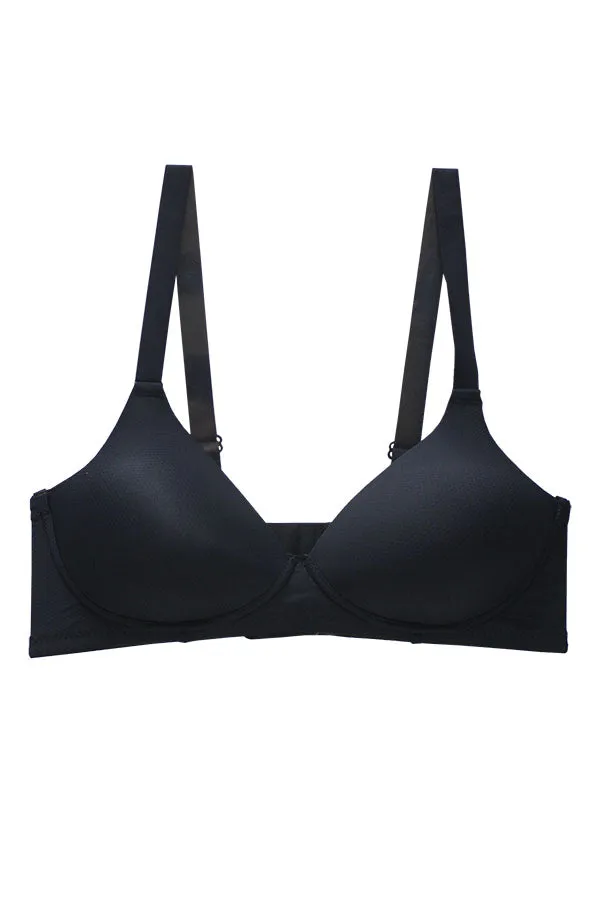 90071 12 Pieces Adjustable Straps & Four Hook Back Closure Wire Free B C Cup Bra