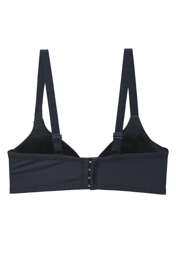90071 12 Pieces Adjustable Straps & Four Hook Back Closure Wire Free B C Cup Bra
