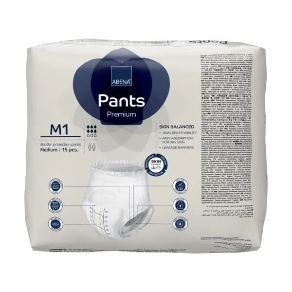Abena Pants M1 Blue 1400ml 80-110cm