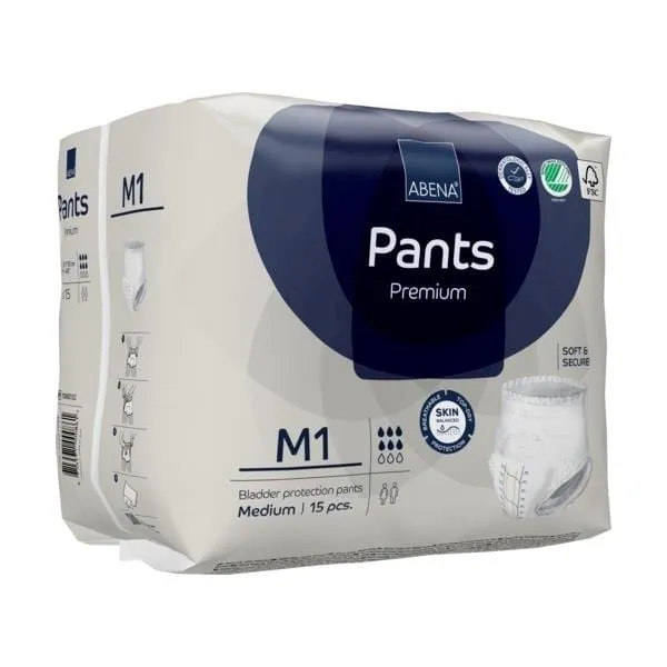 Abena Pants M1 Blue 1400ml 80-110cm