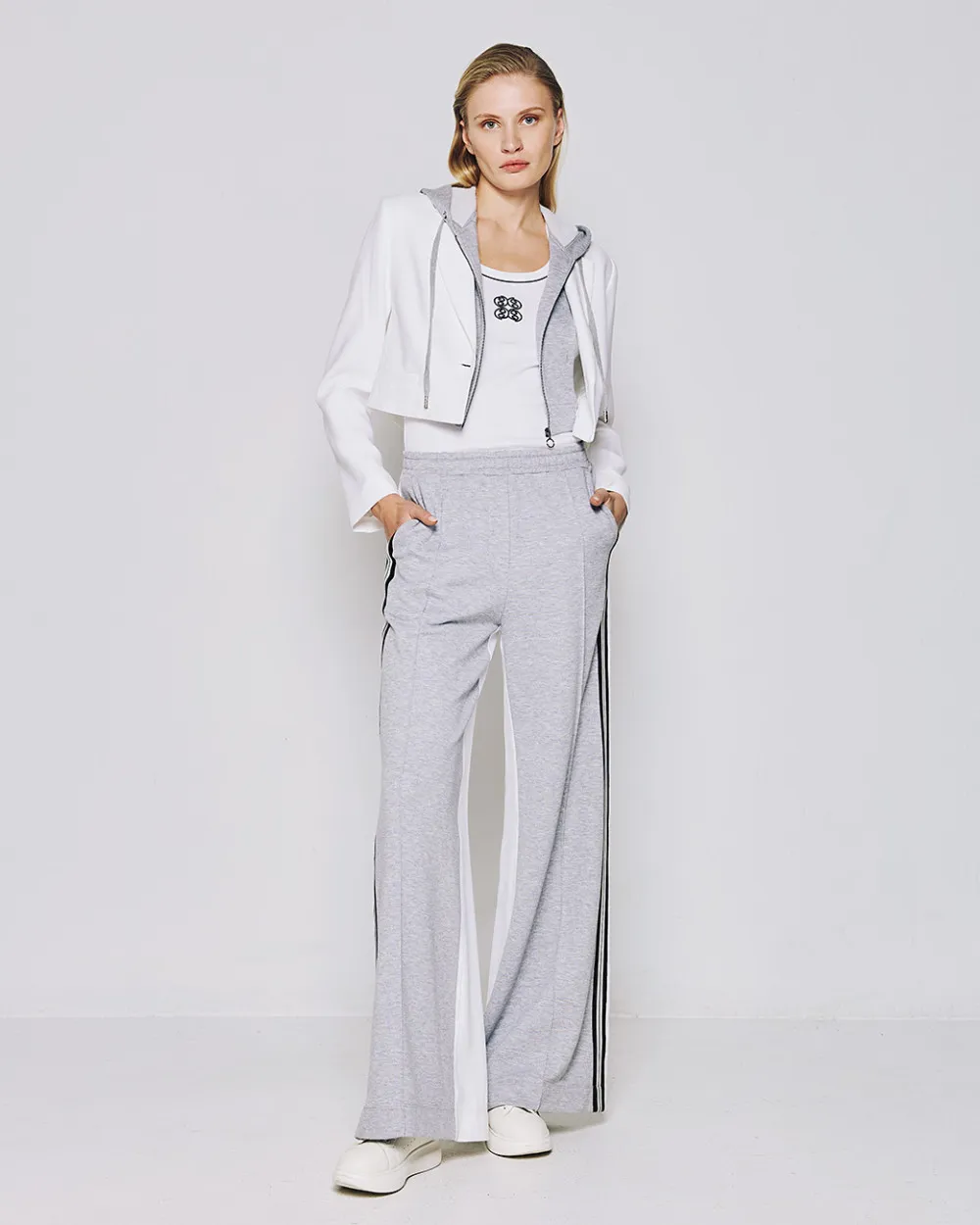Access Fashion Cropped Blazer With Detachable Hood