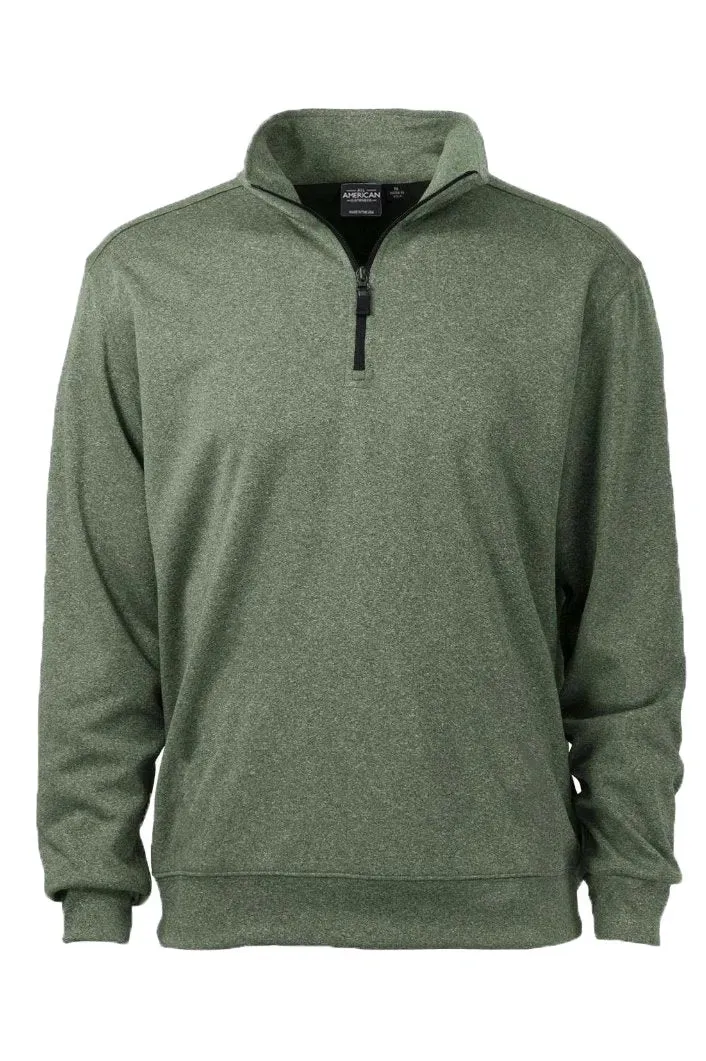 All American Clothing Co. - Bonded Interlock 1/4 Zip