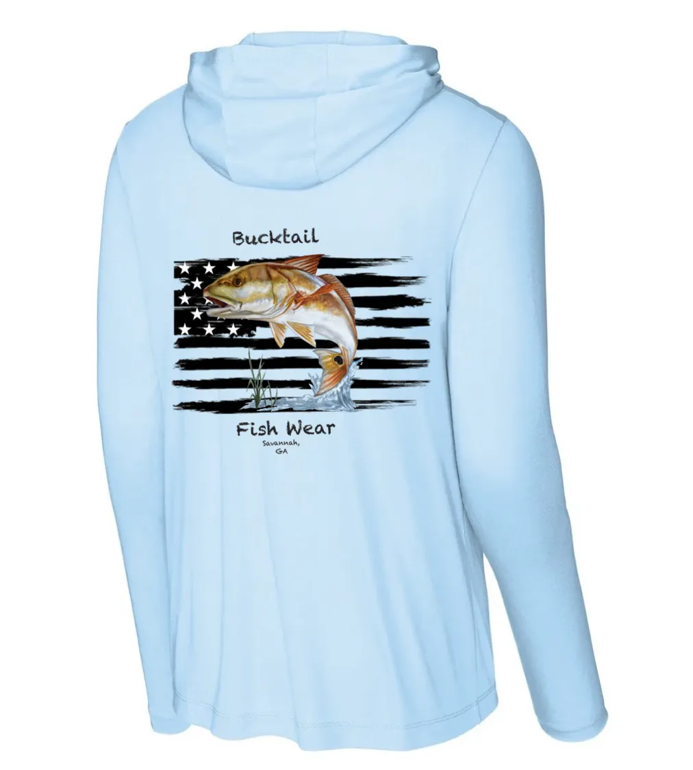 AMF light blue UPF hooded