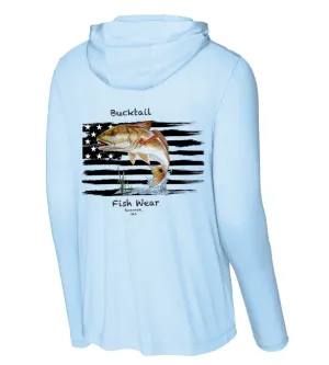 AMF light blue UPF hooded