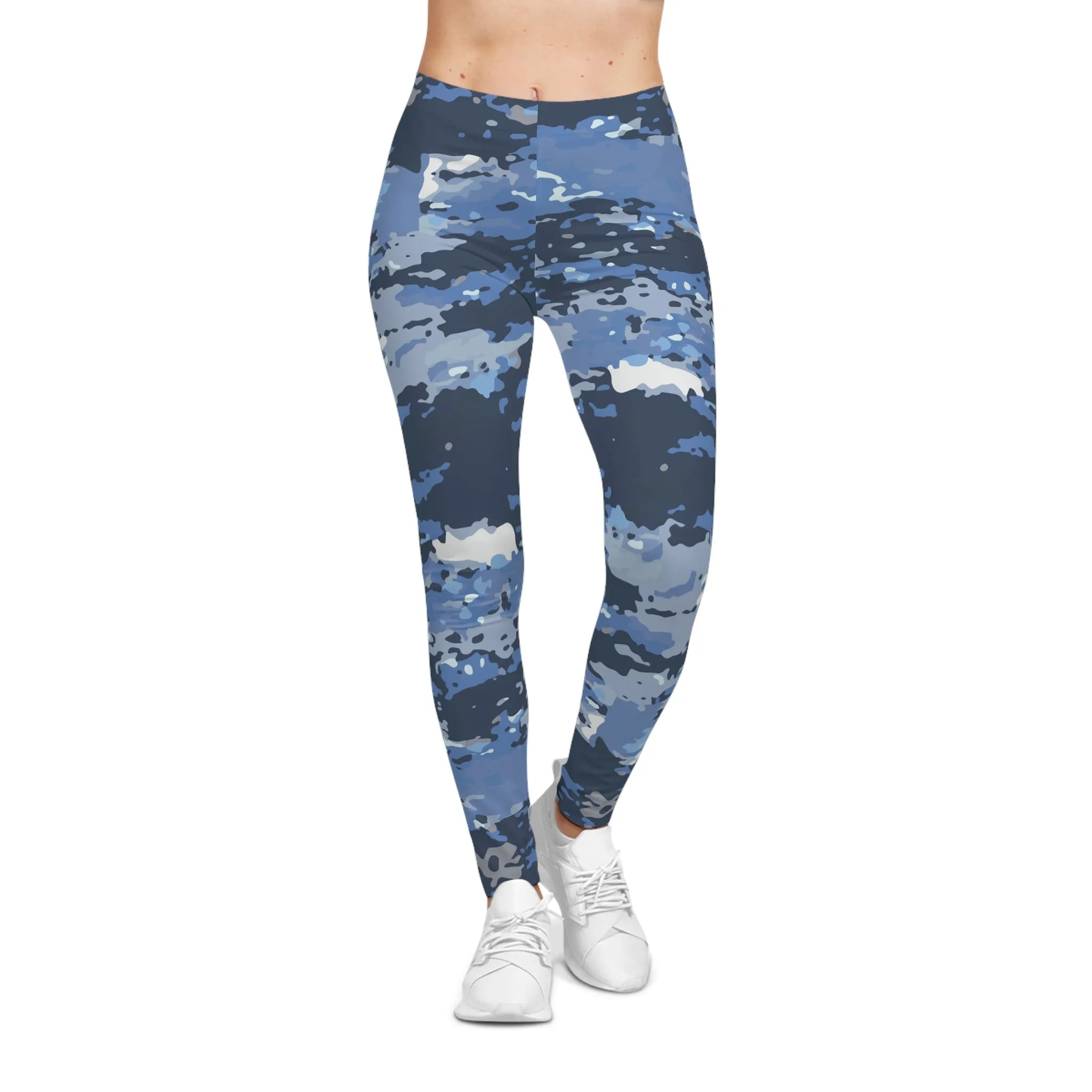 Armor of God - Blue Camo Leggings