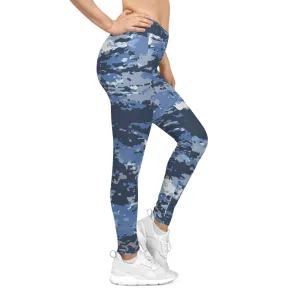 Armor of God - Blue Camo Leggings