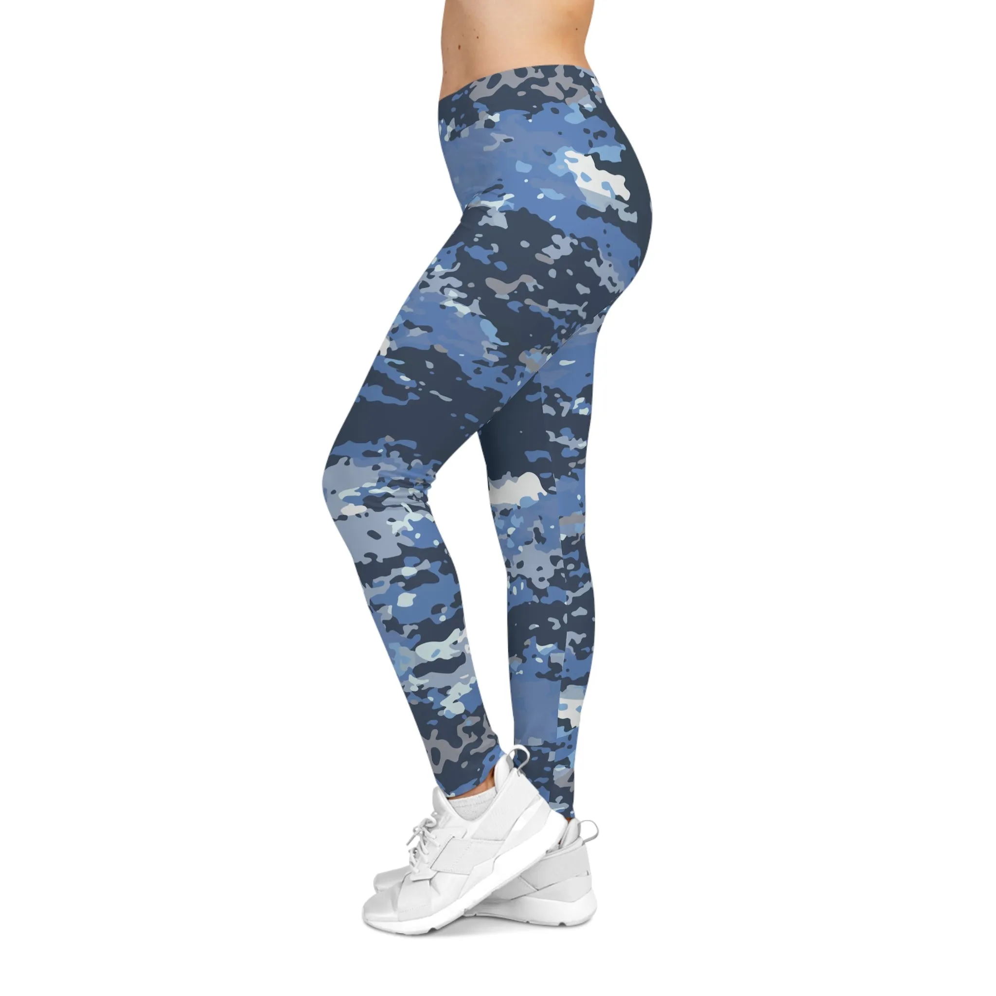Armor of God - Blue Camo Leggings
