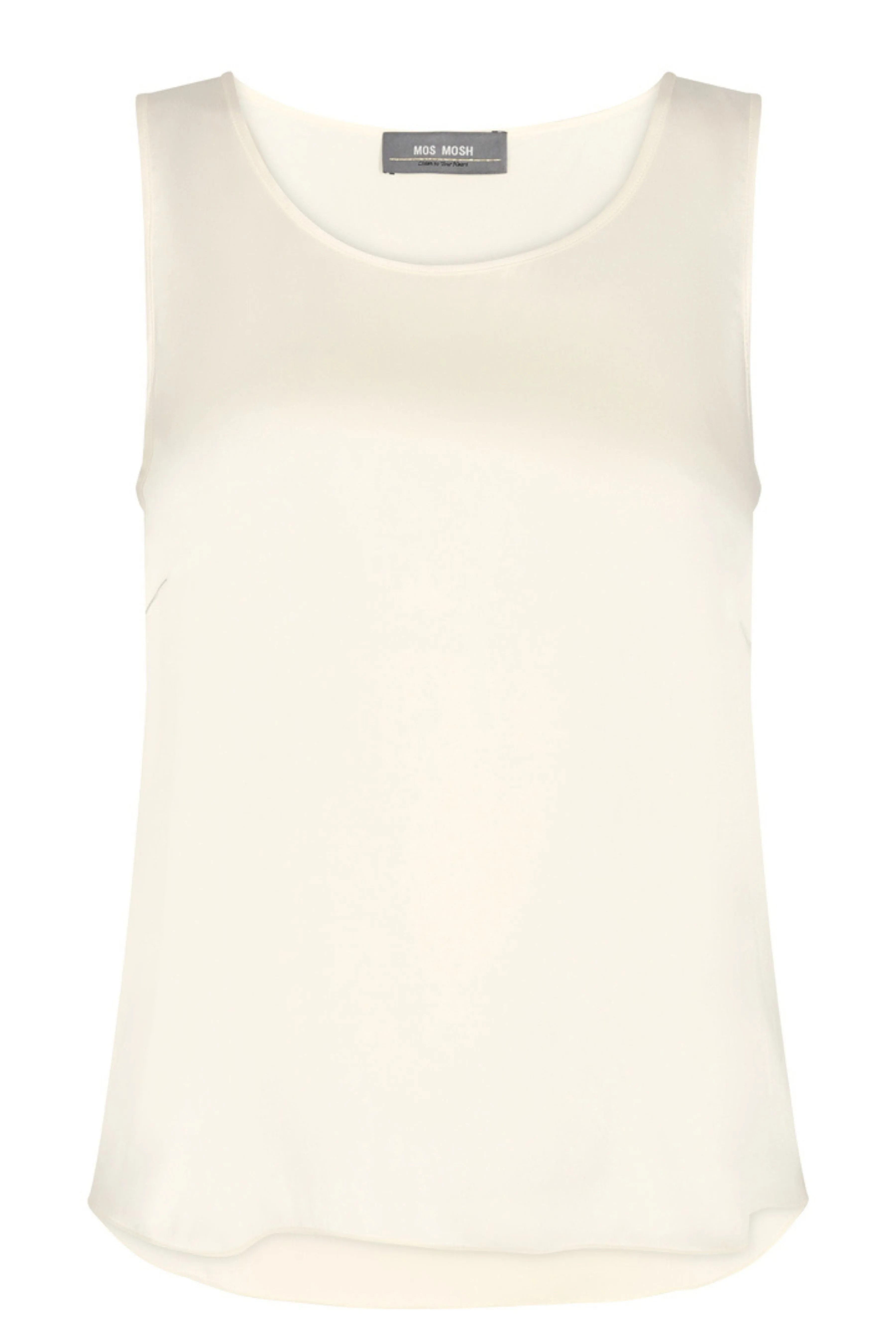 Astrid Silk Tank Top - Sea Salt